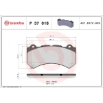 Brembo Ön Fren Balatası – P37018