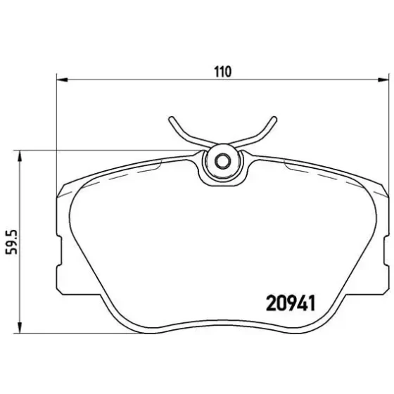 Brembo Ön Fren Balatası – P50008 ürün görseli