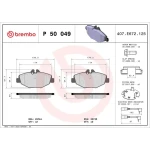 Brembo Ön Fren Balatası – P50049