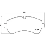 Brembo Ön Fren Balatası – P50059