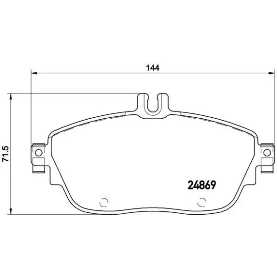 Brembo Ön Fren Balatası – P50093 ürün görseli