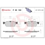 Brembo Ön Fren Balatası – P50102