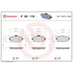 Brembo Ön Fren Balatası – P50119