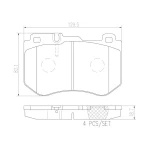Brembo Ön Fren Balatası – P50123 / OEM A0084201720