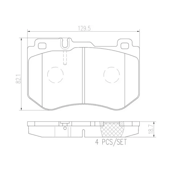 Brembo Ön Fren Balatası – P50123 / OEM A0084201720