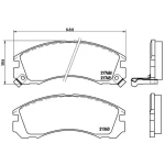 Brembo Ön Fren Balatası – P54017
