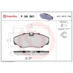 Brembo Ön Fren Balatası – P56061