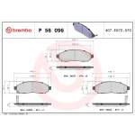 Brembo Ön Fren Balatası – P56096