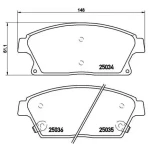 Brembo Ön Fren Balatası – P59077