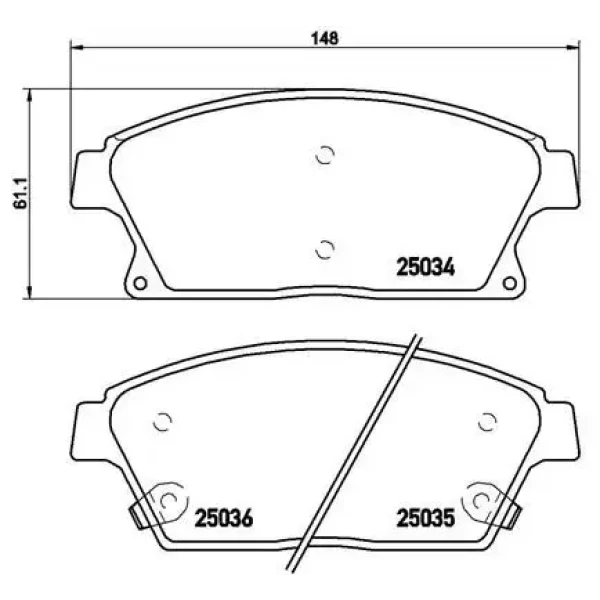 Brembo Ön Fren Balatası – P59077