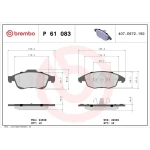 Brembo Ön Fren Balatası – P61083