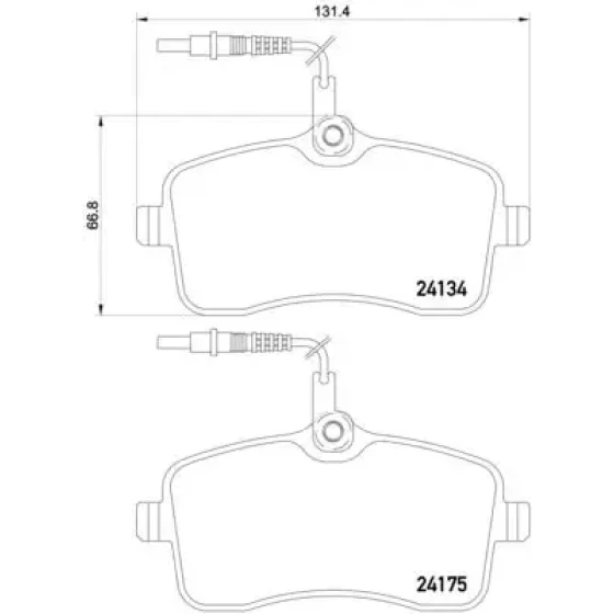 Brembo Ön Fren Balatası – P61109 ürün görseli