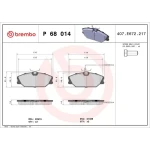 Brembo Ön Fren Balatası – P68014