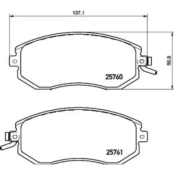 Brembo Ön Fren Balatası – P78021 ürün görseli
