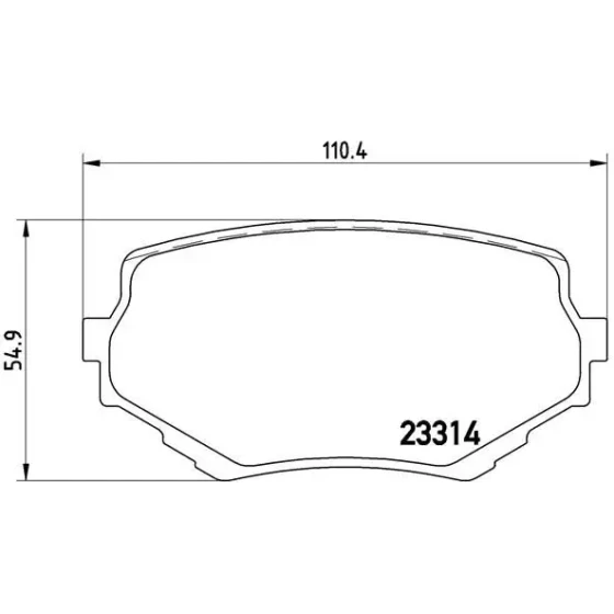 Brembo Ön Fren Balatası – P79009 ürün görseli