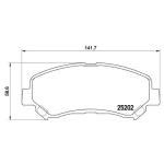 Brembo Ön Fren Balatası – P79028