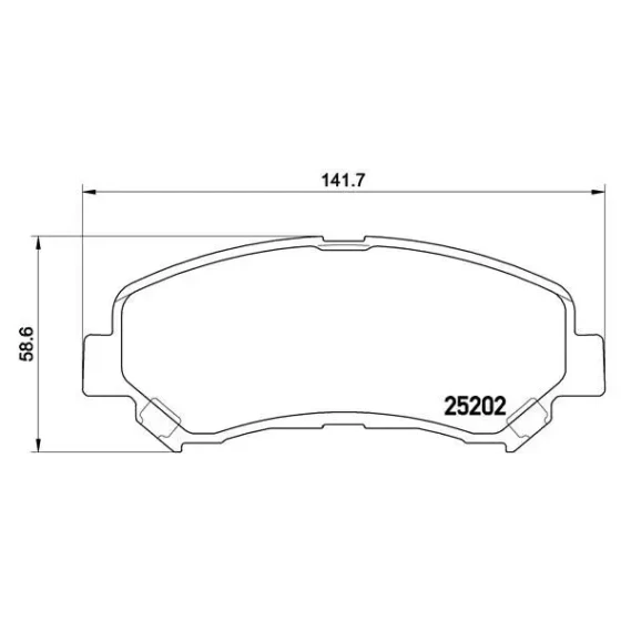Brembo Ön Fren Balatası – P79028 ürün görseli
