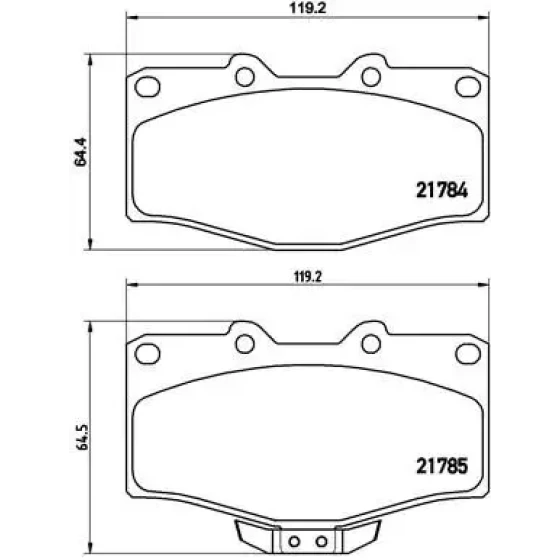 Brembo Ön Fren Balatası – P83095 / OEM 0449135111 ürün görseli
