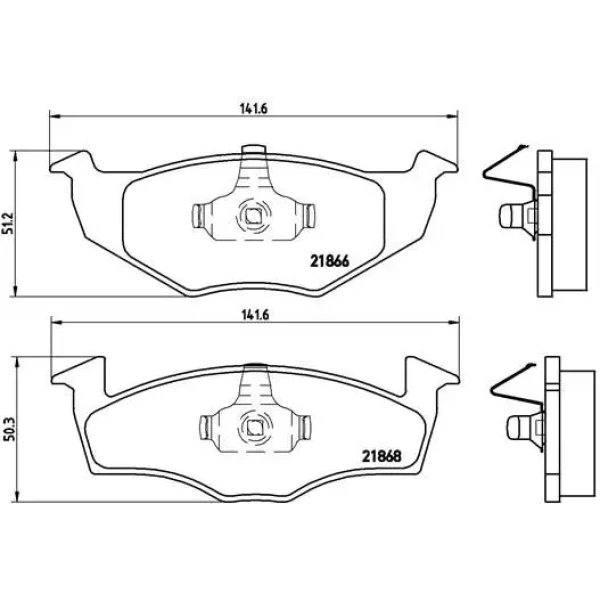 Brembo Ön Fren Balatası – P85025