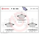 Brembo Ön Fren Balatası – P85045