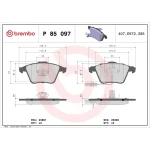 Brembo Ön Fren Balatası – P85097