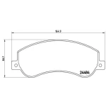 Brembo Ön Fren Balatası – P85115