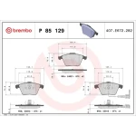 Brembo Ön Fren Balatası – P85129