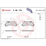 Brembo Ön Fren Balatası – P85170