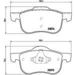 Brembo Ön Fren Balatası – P86016