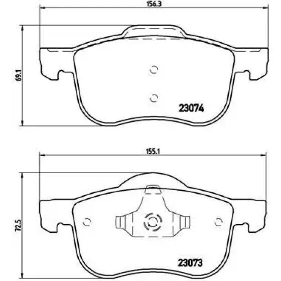 Brembo Ön Fren Balatası – P86016 ürün görseli