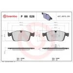 Brembo Ön Fren Balatası – P86026