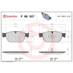 Brembo Ön Fren Balatası – P86027