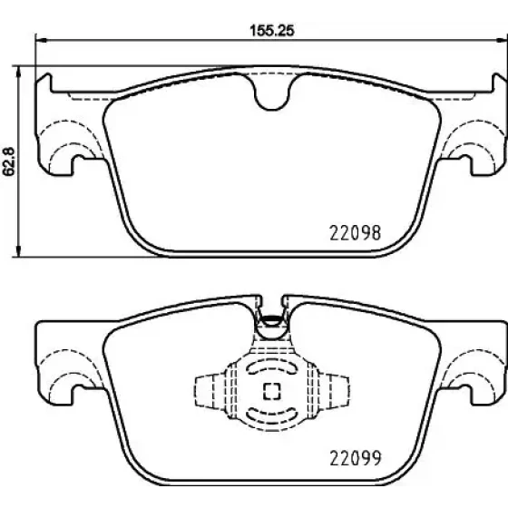 Brembo Ön Fren Balatası – P86028 ürün görseli