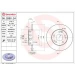 Brembo Ön Fren Diski – 08.2950.24 / OEM A2014211212