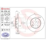 Brembo Ön Fren Diski – 08.4750.41 / OEM A2024210212