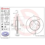 Brembo Ön Fren Diski – 09.8411.11 / OEM A2034210312