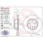 Brembo Ön Fren Diski – 09.9172.11