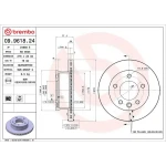 Brembo Ön Fren Diski – 09.9618.24 / OEM A9024210912