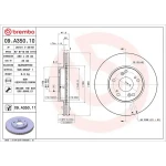 Brembo Ön Fren Diski – 09.A350.11 / OEM 45251SEAE00