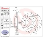 Brembo Ön Fren Diski – 09.A817.11 / OEM A2214211112