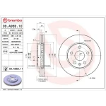 Brembo Ön Fren Diski – 09.A969.10