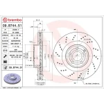 Brembo Ön Fren Diski – 09.B744.51 / OEM A1724210212