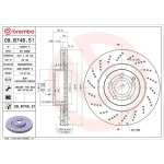 Brembo Ön Fren Diski – 09.B746.51 / OEM A0421151207