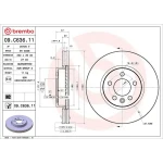 Brembo Ön Fren Diski – 09.C636.11 / OEM 2H6615301