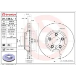 Brembo Ön Fren Diski – 09.C882.11