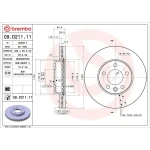 Brembo Ön Fren Diski – 09.D211.11 / OEM 7H0615301D