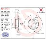Brembo Ön Fren Diski – 09.D525.13 / OEM A0004212412