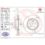 Brembo Ön Fren Diski – 09.D526.13 / OEM A0004212512