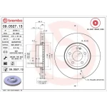 Brembo Ön Fren Diski – 09.D527.13 / OEM A0004212612