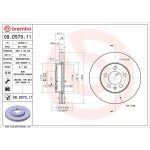 Brembo Ön Fren Diski – 09.D570.11 / OEM 2Q0615301G